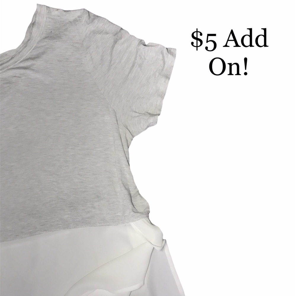 Cute Tee with Side Slits